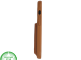 iPhone 15 Hoesje &ndash; Cognacbruin met Pasjeshouder | Functioneel &amp; Stijlvol