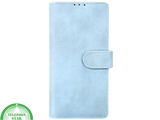 Lichtblauw Bookcase Hoesje iPhone 15 Pro &ndash; Fris &amp; Functioneel | Telefoonstar.nl