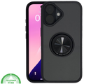iPhone 16 hoesje groen transparant met MagSafe ring en schokbestendige bescherming