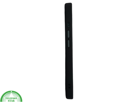 hoesje doorzichtig zwarte randen silicone voor iPhone 16 Pro