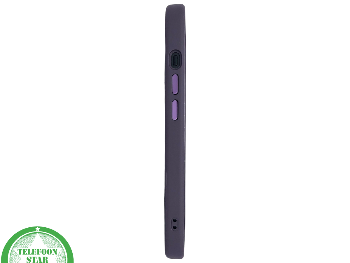 iPhone 15 Hoesje &ndash; Paars met Transparante Back &amp; MagSafe | Elegant &amp; Effici&euml;nt
