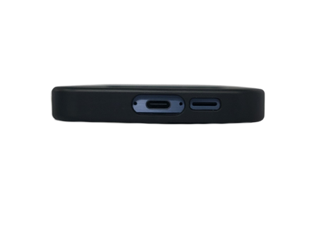 Hoesje voor Samsung Galaxy A37 doorzichtig zwarte randen Bescherming