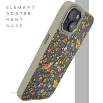 iPhone 15 Plus Hoesje &ndash; Herfst Vogeltjes Design | Uniek, Beschermend &amp; Betaalbaar