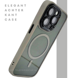 MagSafe iPhone 15 Pro Hoesje Transparant Olijfgroen &ndash; Slank &amp; Sterk | Telefoonstar.nl