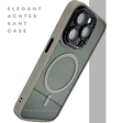 MagSafe iPhone 15 Pro Max Hoesje Transparant Olijfgroen &ndash; Slank &amp; Sterk | Telefoonstar.nl