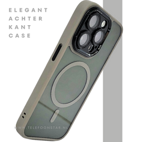 MagSafe iPhone 15 Pro Max Hoesje Transparant Olijfgroen &ndash; Slank &amp; Sterk | Telefoonstar.nl