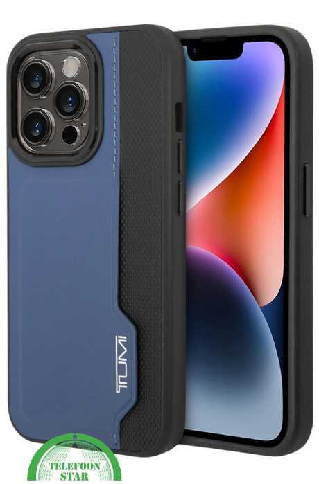 Hoesje voor iPhone 16 Pro Max Robuust Hoesje Blauw-Zwart &ndash; Sterke Bescherming met Stijlvolle Afwerking