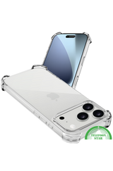 Transparant Antishock Hoesje voor iPhone 17 Pro Max&ndash; Silicone, Flexibel, Helder &amp; Extra Sterk | Telefoonstar