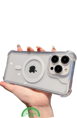 MagSafe Hoesje voor iPhone 16 Pro max Silicone &ndash; Transparant, Flexibel &amp; Compatible | Telefoonstar