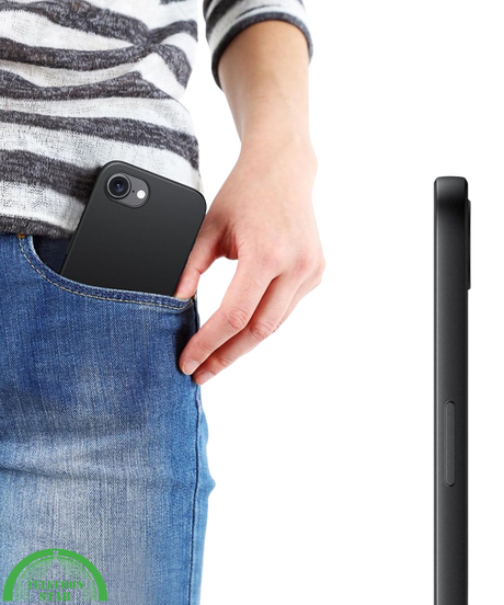 Hoesje voor iPhone 16E Zwart Beschermhoesje &ndash; Slank, Sterk &amp; Stijlvol, Silicone