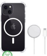 Hoesje voor iPhone 13 Shockproof MagSafe Transparant, Sterk &amp; Magnetisch