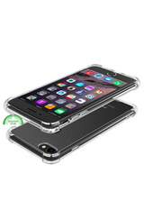 Hoesje voor iPhone SE Shockproof Transparante Cover &ndash; Slank, Gripvast &amp; Beschermend