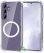 Hoesje voor Samsung Galaxy S23 Plus transparant TPU, Slank, Sterk & MagSafe-Compatibel