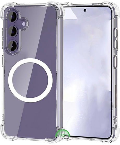 Hoesje voor Samsung S24 Plus transparant TPU, Stevig, Helder, Slank, Sterk & MagSafe-Compatibel