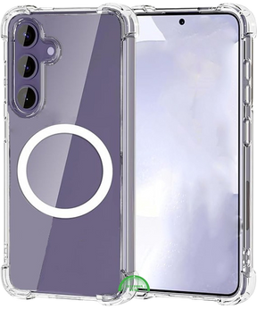 Hoesje voor Samsung S25 Plus transparant TPU, Slank, Sterk & MagSafe-Compatibel