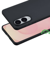 Zwart Hoesje voor Samsung S25 Edge – Slank, Gripvast & Krasbestendig