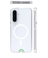 Hoesje voor Galaxy A17 Transparant Magneetring,Slank, Magnetisch & Schokbestendig