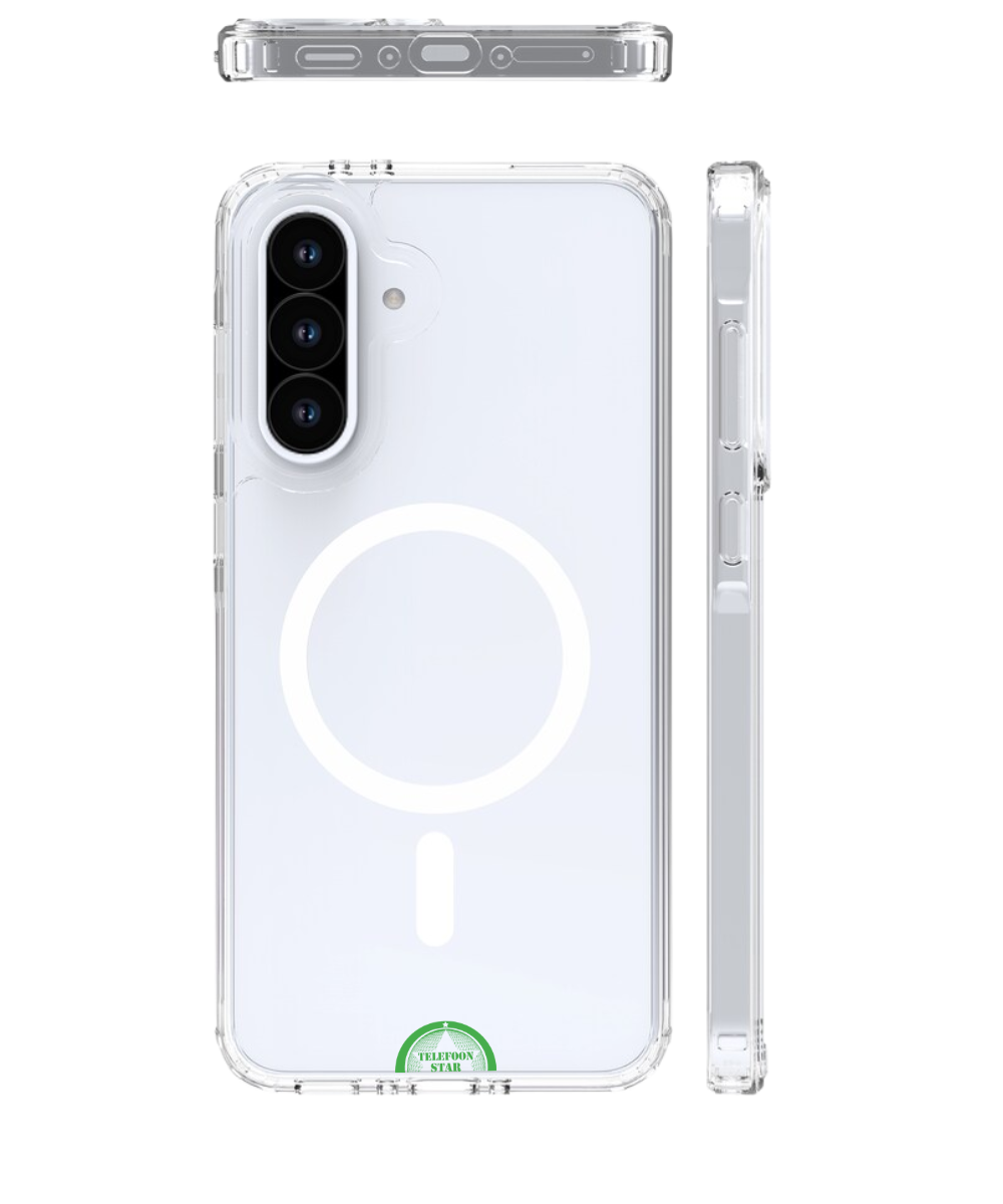 Hoesje voor Galaxy A57 Transparant Magneetring Slank Magnetisch & Schokbestendig