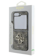 Hoesje voor Samsung Z Flip 7 FE Bruin Guess slank en lichtgewich
