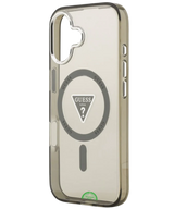 Hoesje iPhone 17 Transparant Grijs MagRing SmokeShield Case