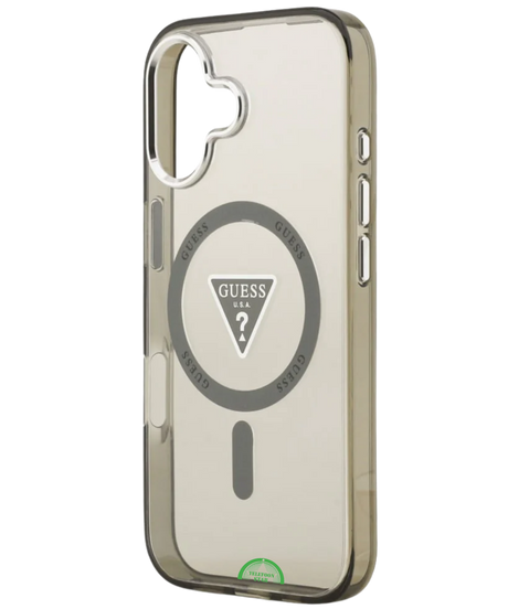 Hoesje iPhone 17 Transparant Grijs MagRing SmokeShield Case
