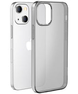 iPhone 13 hoesje Apple siliconen bumper transparant Zwart case &ndash; shock prof hoesje voor iPhone 13 geschikt voor magsafe