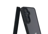 Hoesje voor Samsung Galaxy A37 doorzichtig zwarte randen Bescherming
