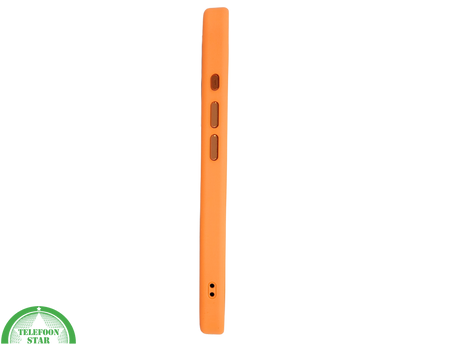 iPhone 16 Pro Oranje Hoesje Met Transparante Achterkant Stevige Bescherming