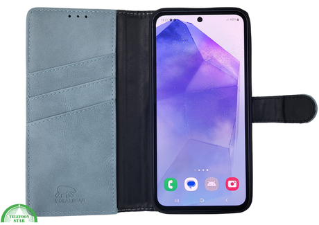 Hoesje voor Samsung Galaxy S26 plus Boek Case Leer Blauw
