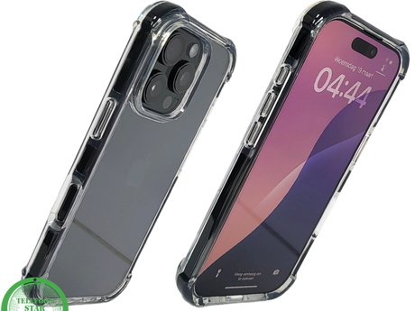 iPhone 16 Pro max Transparant Hoesje met Verstevigde Randen &ndash; Heldere Achterkant Bescherming