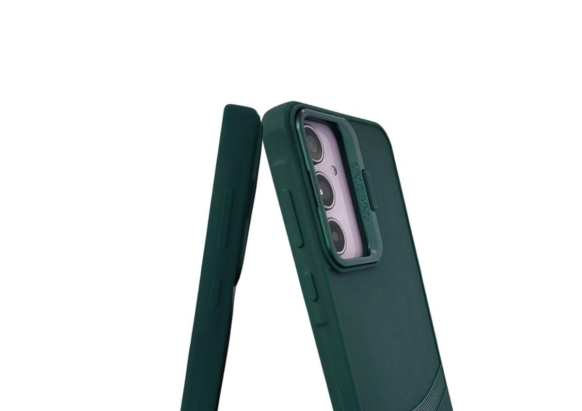 Hoesje voor Samsung A57 Groen met Camera Slider