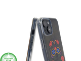 iPhone 15 Hoesje &ndash; Sugar Skull Design | Transparant, Kleurrijk &amp; Uniek
