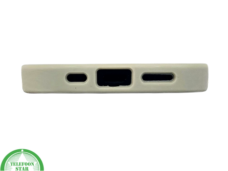 iPhone 13 / 14 Hoesje &ndash; Matgroene Rand met Bloemenprint Zwart/Roze | Telefoonstar