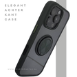 iPhone 16 Pro Zwart Hoesje Met Ringhouder Stevige Rugcover Voor Extra Grip