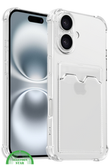 Transparant Hoesje &ndash; Geschikt voor iPhone 17 - Silicone, Geschikt voor MagSafe &ndash; Slank, Sterk en Shock proof - Telefoonstar