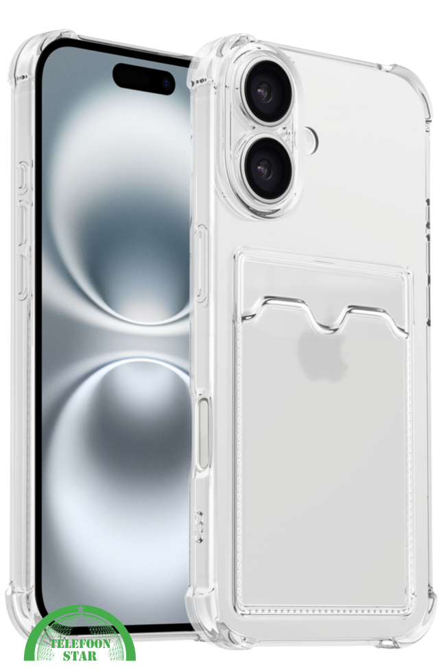 Transparant Hoesje &ndash; Geschikt voor iPhone 17 - Silicone, Geschikt voor MagSafe &ndash; Slank, Sterk en Shock proof - Telefoonstar