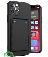 Hoesje voor iPhone 12 Pro met Kaartvak, Praktisch, Slank & Veilig