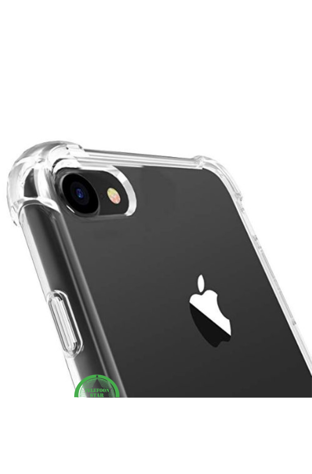 Hoesje voor iPhone SE 2022 Shockproof Transparante Cover &ndash; Slank, Gripvast &amp; Beschermend