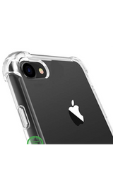 Hoesje voor iPhone SE 2022 Shockproof Transparante Cover &ndash; Slank, Gripvast &amp; Beschermend