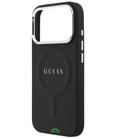 Hoesje voor iPhone 17 Pro Max Zwart Guess Slank, stevig en nauwkeurig