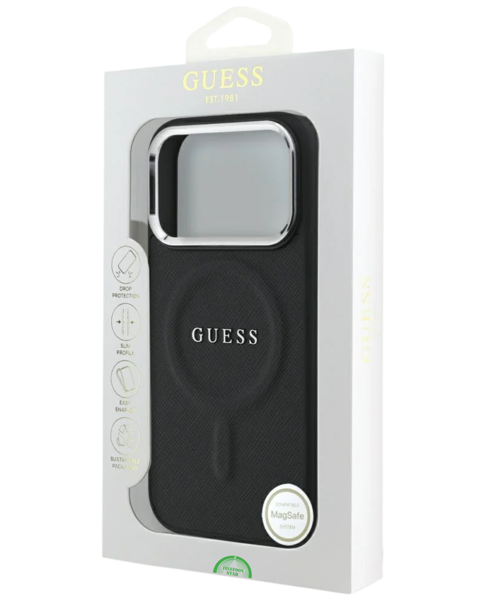 Hoesje voor iPhone 17 Pro Zwart met Grip &amp; Camera-rand