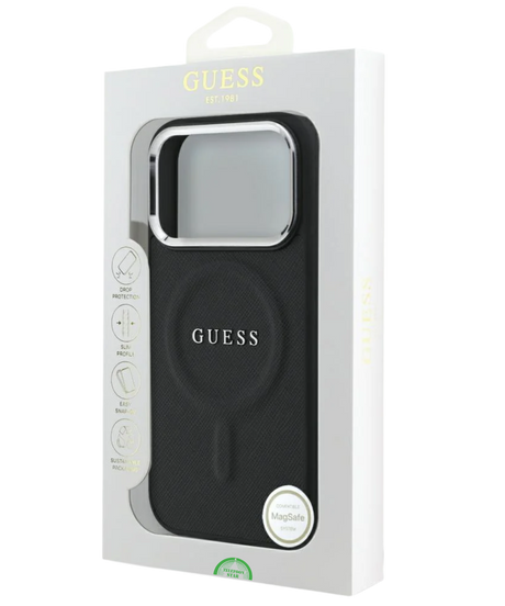 Hoesje voor iPhone 17 Pro Zwart met Grip &amp; Camera-rand