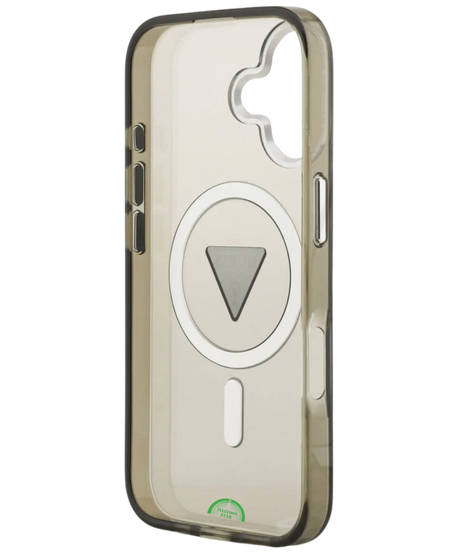 Hoesje iPhone 17 Transparant Grijs MagRing SmokeShield Case