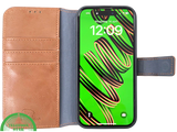 iPhone 15 Pro 2-in-1 Bookcase Hoesje Bruin &ndash; Magnetisch &amp; Stijlvol | Telefoonstar