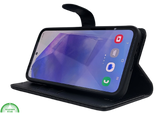 Samsung Galaxy S26 plus Lichtzwart Boek Case Leer Stijlvolle