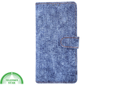 iPhone 15 Pro Jeans Look Hoesje &ndash; Stoere Bookcase met Pasjeshouder | Telefoonstar