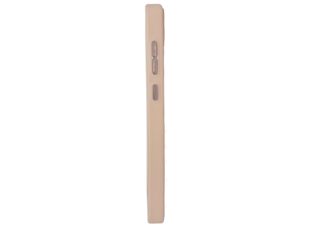 Hoesje voor Samsung Galaxy A37 Transparant met Beige Randen