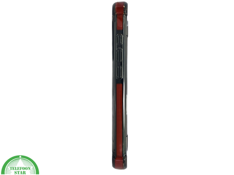 iPhone 16 Pro Rood Hoesje Met Transparante Achterkant Stevige Randbescherming