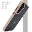 Hoesje voor Samsung Galaxy A37 Transparant met Beige Randen