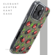 iPhone 16 Pro Transparant Hoesje Met Lieveheersbeestjes Groene Achtergrond Bescherming